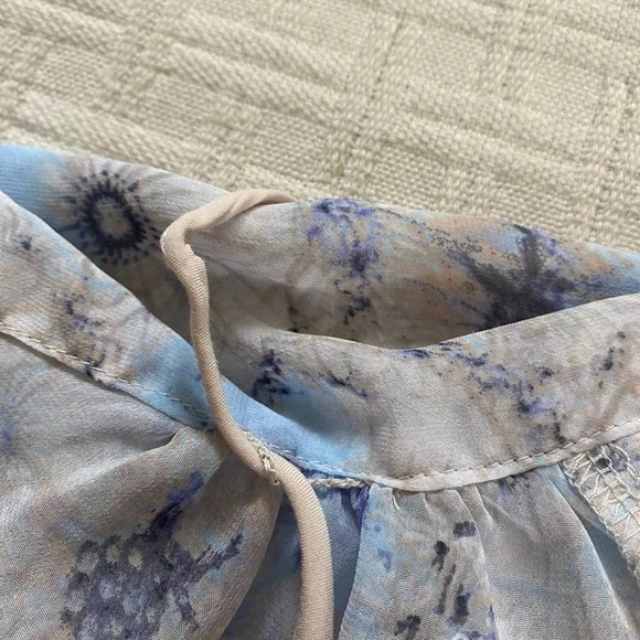 Anthropologie sheer pastel sequin tunic. - Picture 10 of 12